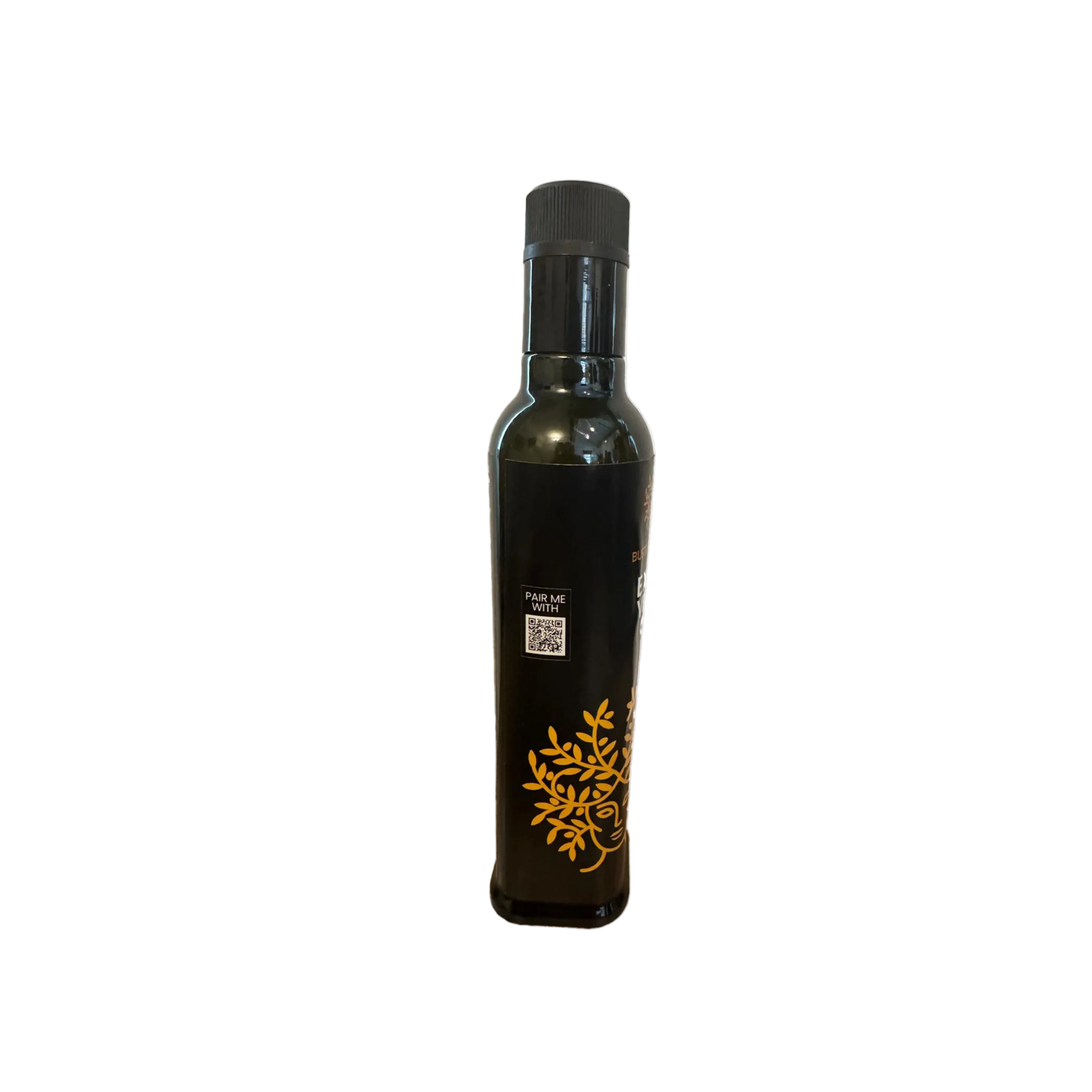 Black olive oil bottle 