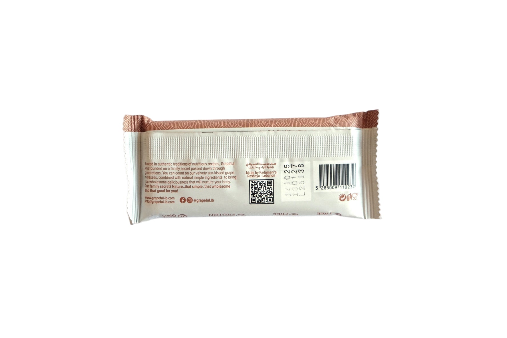 Grapeful Original Protein Bar – Chocolate Hazelnut